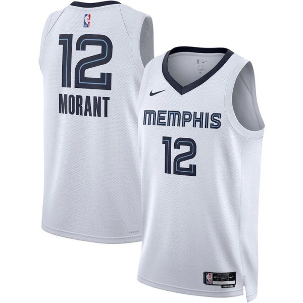 Unisex Memphis Grizzlies Ja Morant Nike White Swingman Jersey - Association Edition - The Official NBA Lib. One Store, Every Team