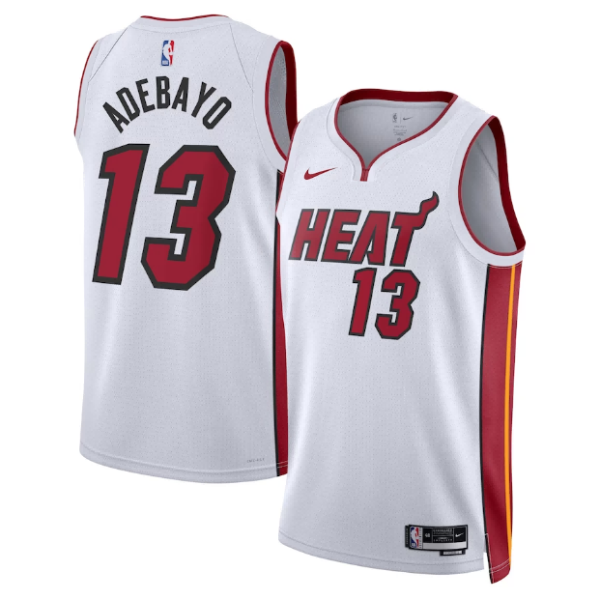 Unisex Miami Heat Bam Adebayo Nike White Swingman Jersey - Association Edition - The Official NBA Lib. One Store, Every Team