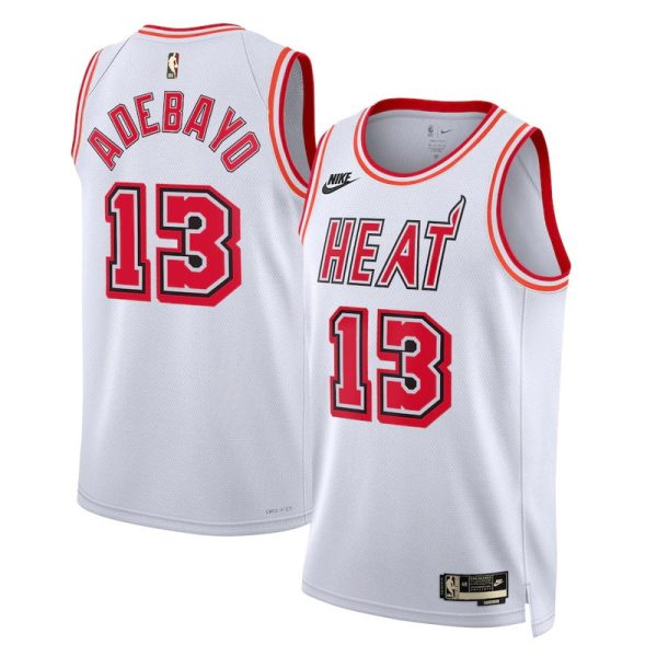 Unisex Miami Heat Bam Adebayo Nike White Swingman Jersey - Classic Edition - The Official NBA Lib. One Store, Every Team