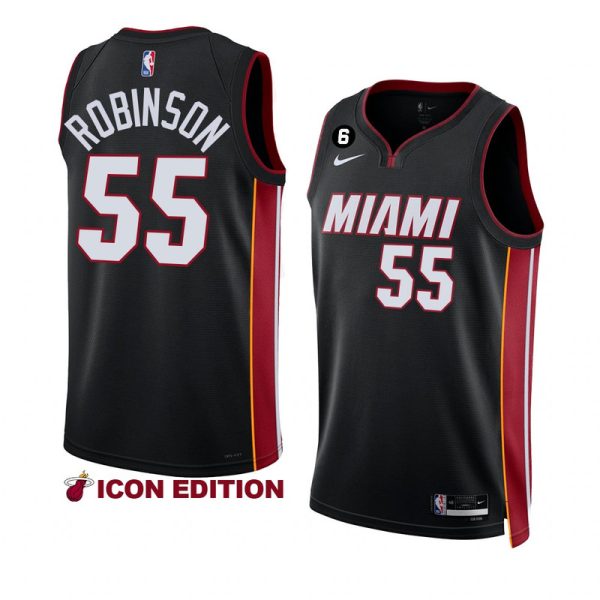 Unisex Miami Heat Duncan Robinson Nike Black Swingman Jersey - Icon Edition - The Official NBA Lib. One Store, Every Team