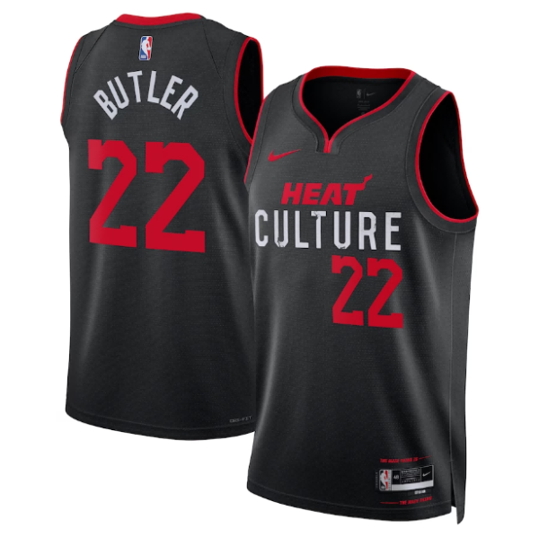 Unisex Miami Heat Jimmy Butler Nike Black 2023-24 Swingman Jersey - City Edition - The Official NBA Lib. One Store, Every Team