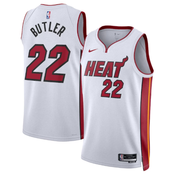 Unisex Miami Heat Jimmy Butler Nike White Swingman Jersey - Association Edition - The Official NBA Lib. One Store, Every Team