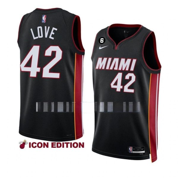 Unisex Miami Heat Kevin Love Nike Black Swingman Jersey - Icon Edition - The Official NBA Lib. One Store, Every Team