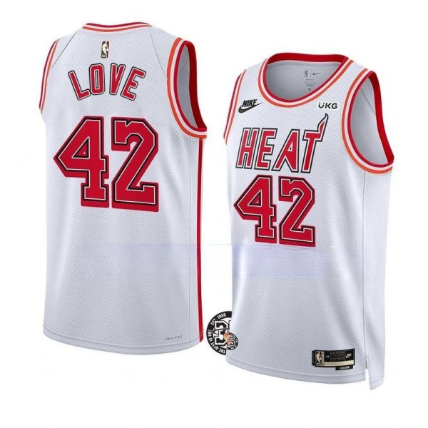 Unisex Miami Heat Kevin Love Nike White Swingman Jersey - Classic Edition - The Official NBA Lib. One Store, Every Team