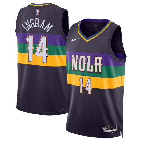 Unisex New Orleans Pelicans Brandon Ingram Nike Black 2022-23 Swingman Jersey - City Edition - The Official NBA Lib. One Store, Every Team