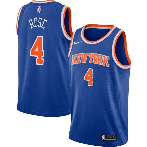 Unisex New York Knicks Derrick Rose Nike Royal Swingman Jersey - Icon Edition - The Official NBA Lib. One Store, Every Team