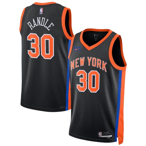 Unisex New York Knicks Julius Randle Nike Black 2022-23 Swingman Jersey - City Edition - The Official NBA Lib. One Store, Every Team