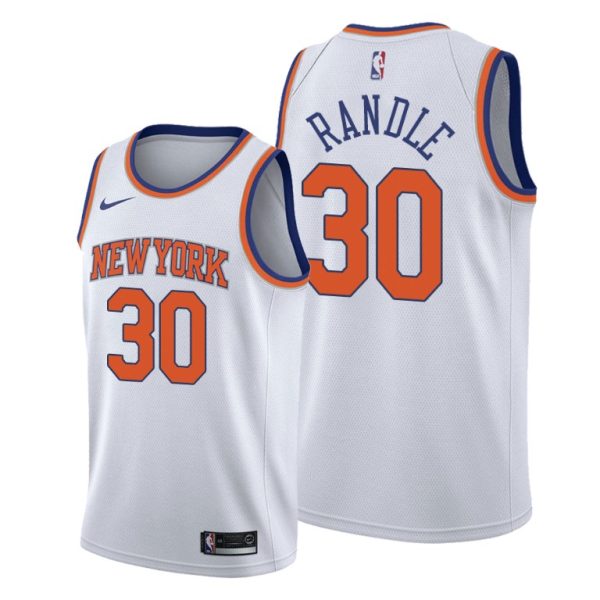 Unisex New York Knicks Julius Randle Nike White Swingman Jersey - Association Edition - The Official NBA Lib. One Store, Every Team
