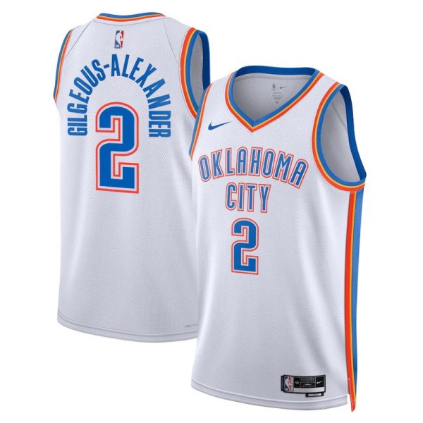 Unisex Oklahoma City Thunder Shai Gilgeous-Alexander Nike White Swingman Jersey - Association Edition - The Official NBA Lib. One Store, Every Team