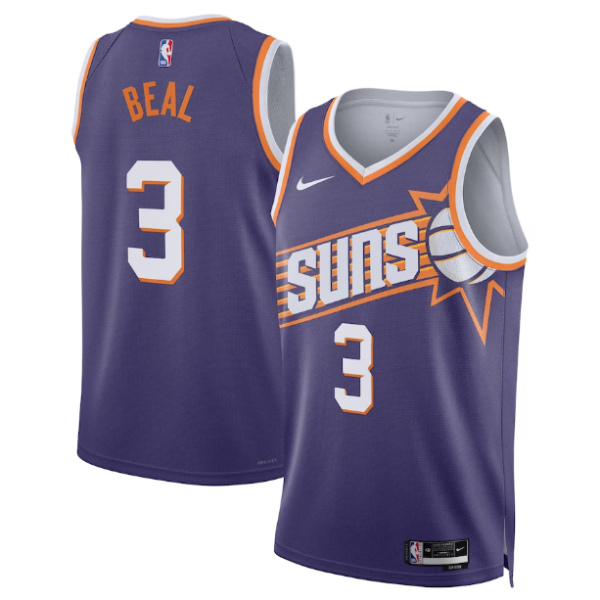 Unisex Phoenix Suns Bradley Beal Nike Purple Swingman Jersey - Icon Edition - The Official NBA Lib. One Store, Every Team