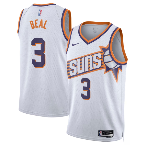 Unisex Phoenix Suns Bradley Beal Nike White Swingman Jersey - Association Edition - The Official NBA Lib. One Store, Every Team