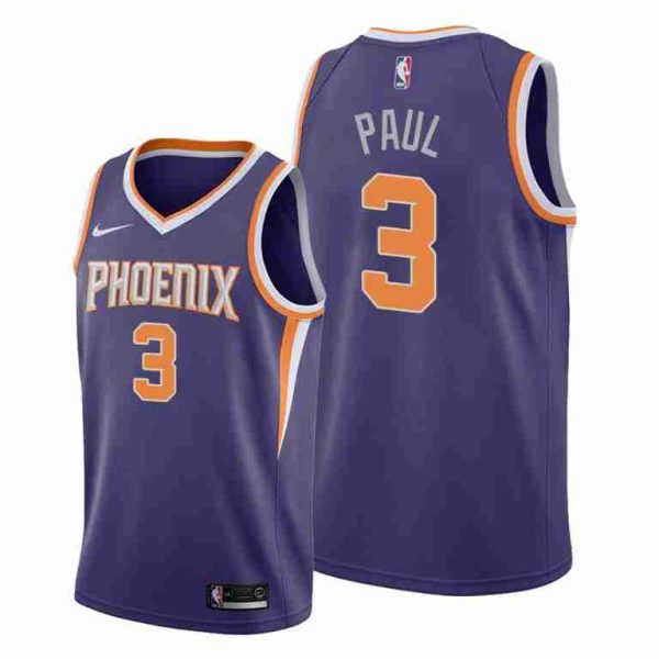 Unisex Phoenix Suns Chris Paul Nike Purple Swingman Jersey - Icon Edition - The Official NBA Lib. One Store, Every Team