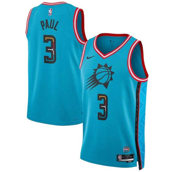 Unisex Phoenix Suns Chris Paul Nike Turquoise 2022-23 Swingman Jersey - City Edition - The Official NBA Lib. One Store, Every Team