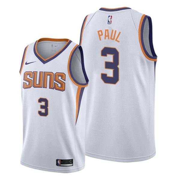 Unisex Phoenix Suns Chris Paul Nike White Swingman Jersey - Association Edition - The Official NBA Lib. One Store, Every Team