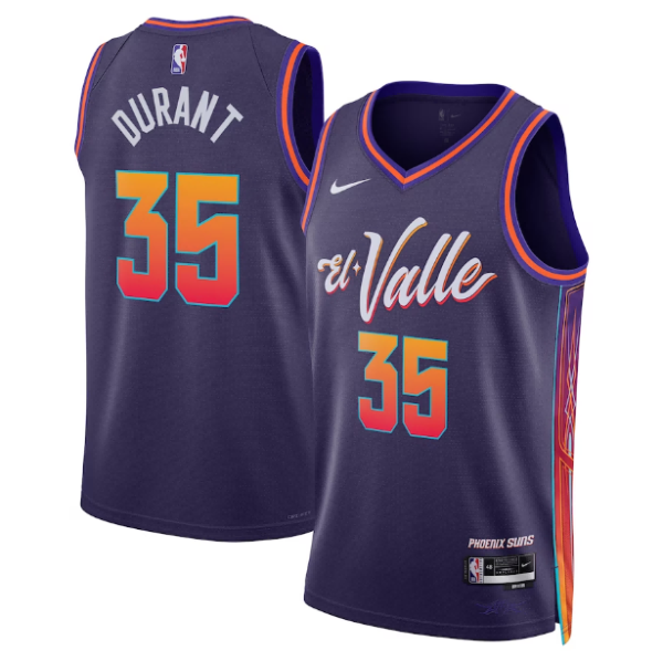Unisex Phoenix Suns Kevin Durant Nike Purple 2023-24 Swingman Jersey - City Edition - The Official NBA Lib. One Store, Every Team