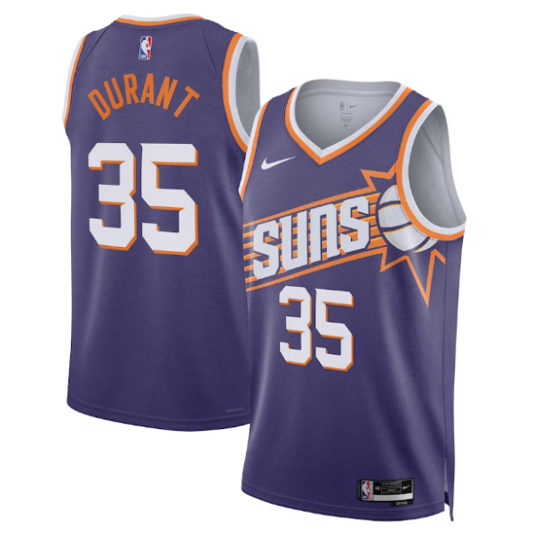 Unisex Phoenix Suns Kevin Durant Nike Purple Swingman Jersey - Icon Edition - The Official NBA Lib. One Store, Every Team