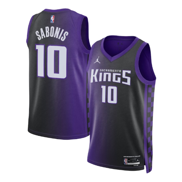 Unisex Sacramento Kings Domantas Sabonis Jordan Brand Purple Swingman Jersey - Statement Edition - The Official NBA Lib. One Store, Every Team