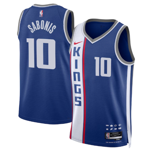 Unisex Sacramento Kings Domantas Sabonis Nike Blue 2023-24 Swingman Jersey - City Edition - The Official NBA Lib. One Store, Every Team
